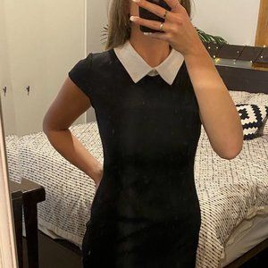 Black & White Collar Dress
